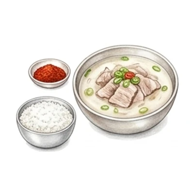 해장 필수파 일러스트